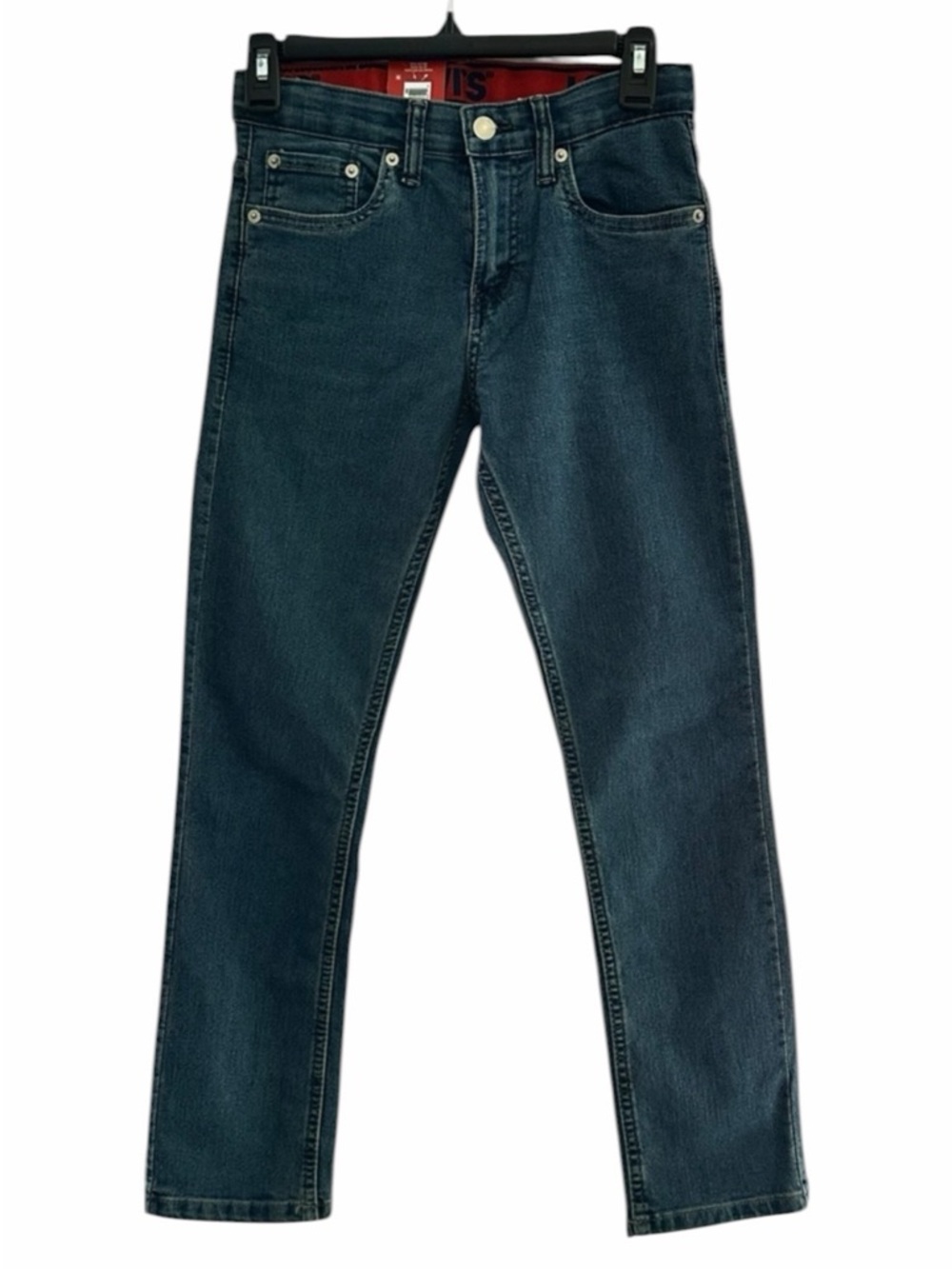 Levi's Boys Jeans 511 Slim Flex Stretch Denim Blue Jeans Size 12 NWT